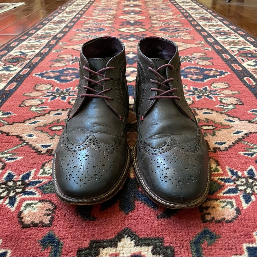 Ted Baker Leather Wingtip Boots